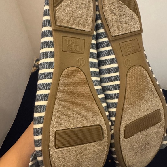 Two Pairs of Ladies Flats by Cato and Time and Tru Size 7.5 - Picture 12 of 13